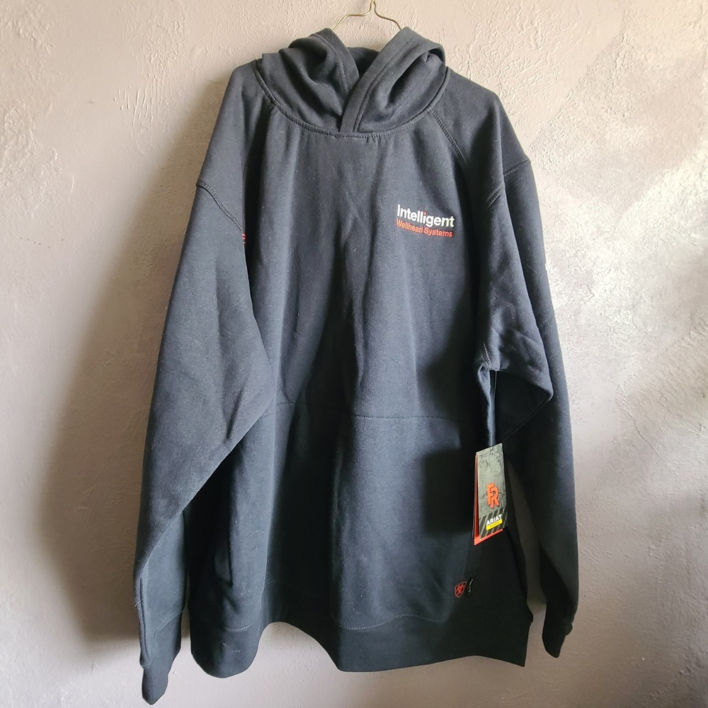 Ariat FR Hoodie Mens XXL Navy Blue Flame Resistant CAT 2 Pullover Workwear Shirt